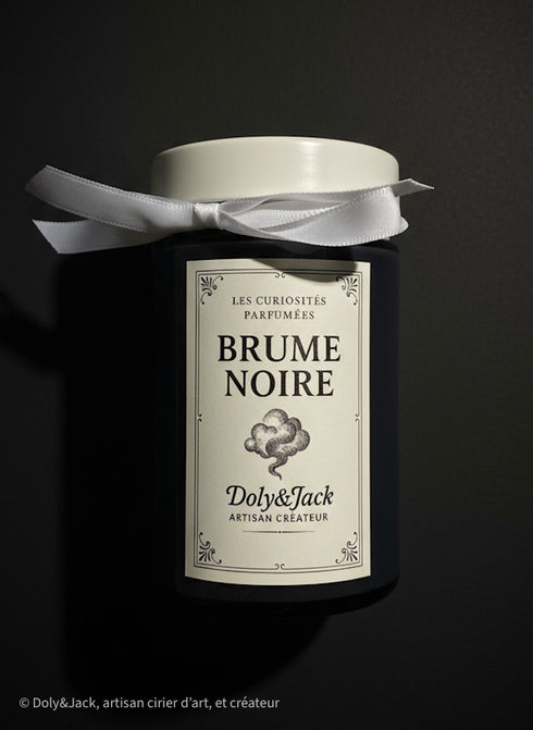 Bougie "Brume Noire" - Les Curiosités Parfumées